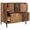Stolik nocny z szufladą Stare drewno 63.5 x 36 x 61 cm