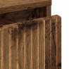 Stolik nocny z szufladą Stare drewno 63.5 x 36 x 61 cm