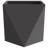 Donica 2 pcs Czarny 50 x 50 x 50 cm Stal