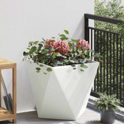 Donica Biały 50 x 50 x 50 cm Stal