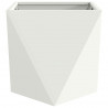 Donica Biały 50 x 50 x 50 cm Stal