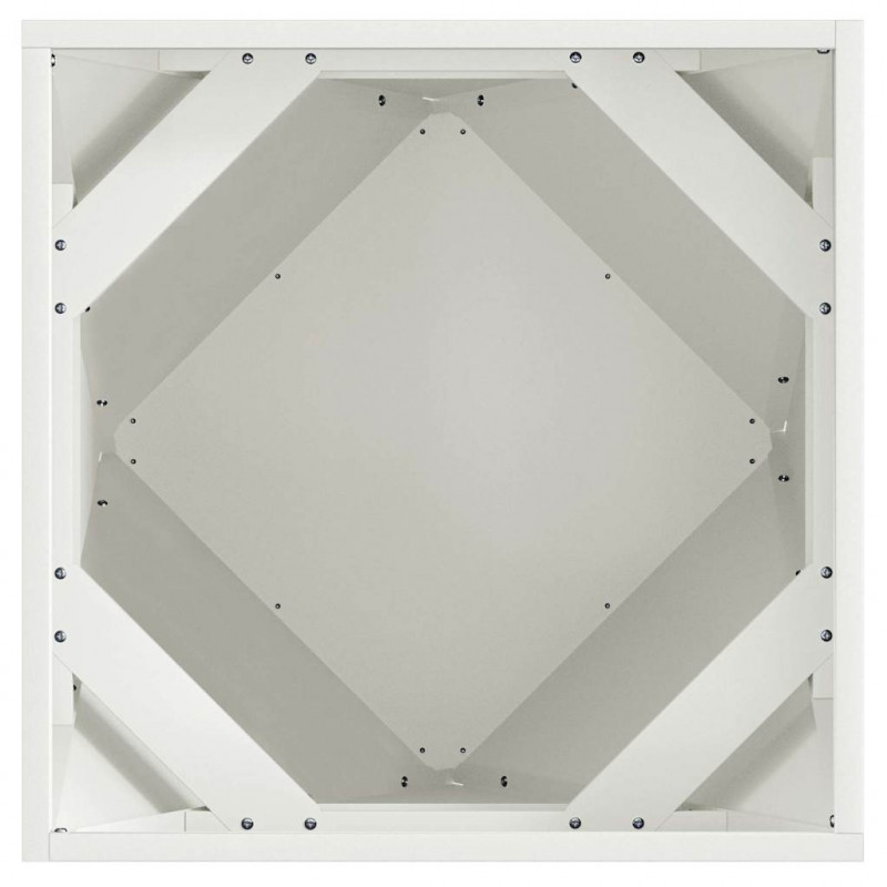 Donica Biały 50 x 50 x 50 cm Stal