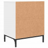 Szafka Nocna z szufladą 2 pcs Biały 49 x 36 x 61 cm