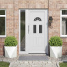 Donica 2 pcs Biały 50 x 50 x 50 cm Stal