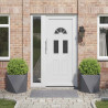 Donica 2 pcs Antracyt 50 x 50 x 50 cm Stal