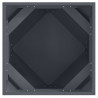 Donica 2 pcs Antracyt 50 x 50 x 50 cm Stal