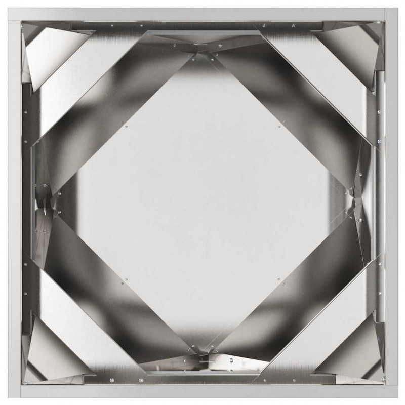 Donica Srebrny 50 x 50 x 50 cm Stal nierdzewna