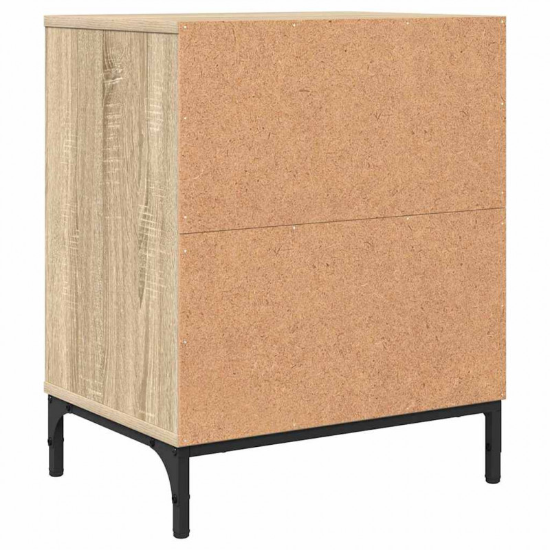 Szafka Nocna dąb sonoma 49 x 36 x 61 cm Materiał drewnopochodny