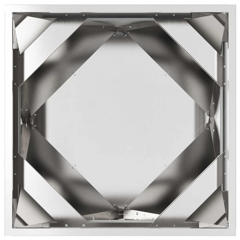 Donica Srebrny 50 x 50 x 50 cm Stal Galwanizowana