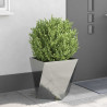Donica 2 pcs Srebrny 50 x 50 x 50 cm Stal Galwanizowana