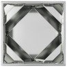 Donica 2 pcs Srebrny 50 x 50 x 50 cm Stal Galwanizowana