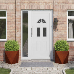 Donica 2 pcs Rdzawy 50 x 50 x 50 cm