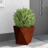 Donica 2 pcs Rdzawy 50 x 50 x 50 cm