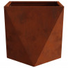 Donica 2 pcs Rdzawy 50 x 50 x 50 cm