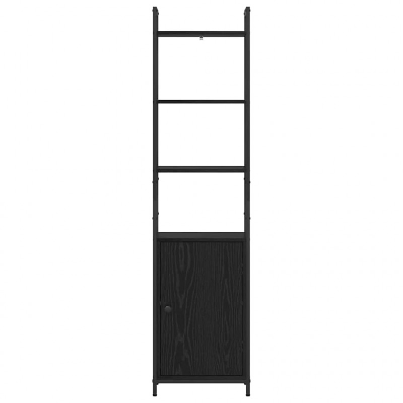 Szafka na książki Czarny Dąb 40 x 24 x 161 cm