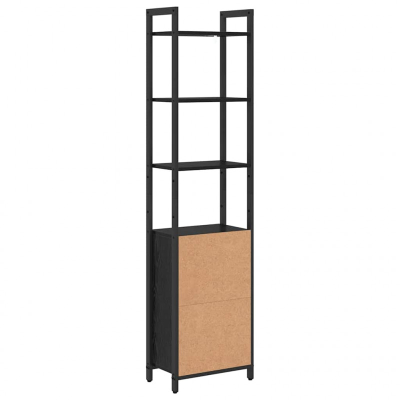 Szafka na książki Czarny Dąb 40 x 24 x 161 cm