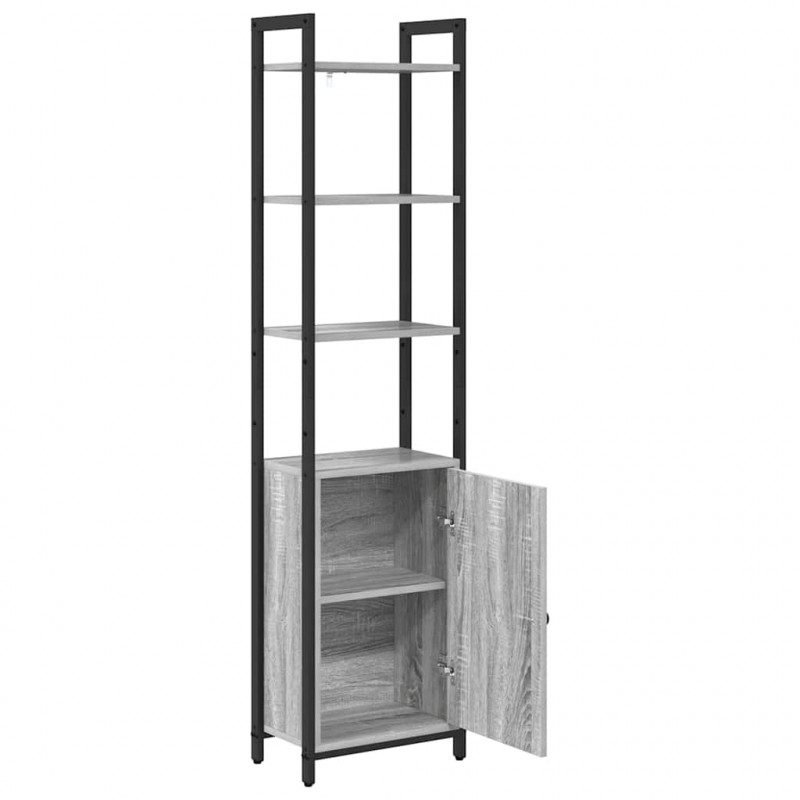 Szafka na książki Szary Sonoma 40 x 24 x 161 cm