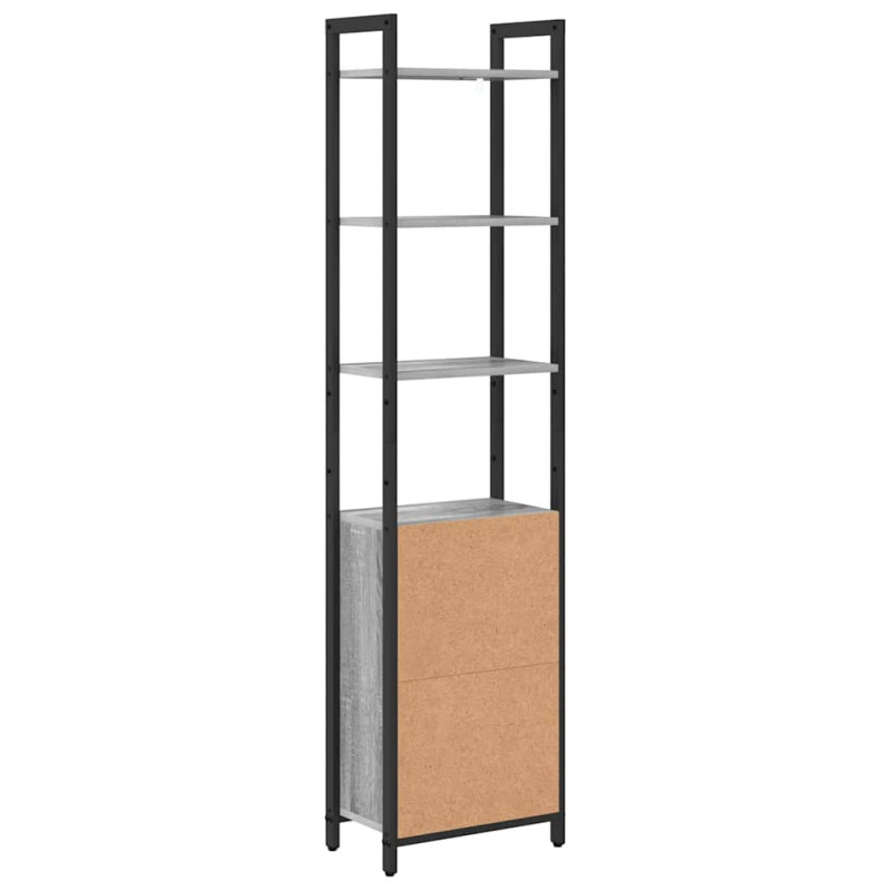 Szafka na książki Szary Sonoma 40 x 24 x 161 cm