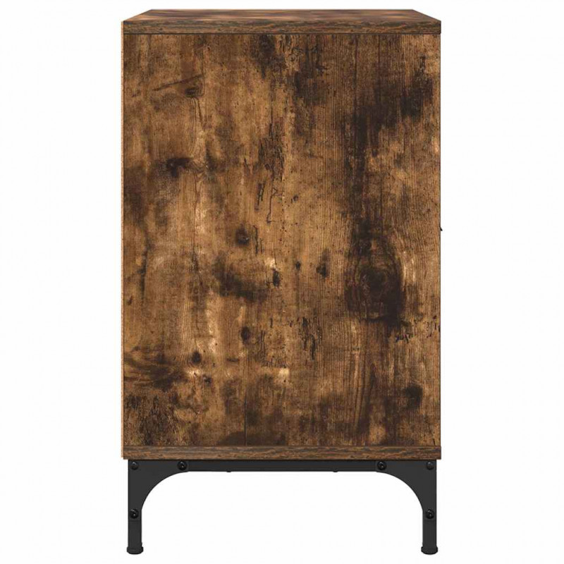 Szafka Nocna z szufladą 2 pcs Wędzony dąb 49 x 36 x 61 cm