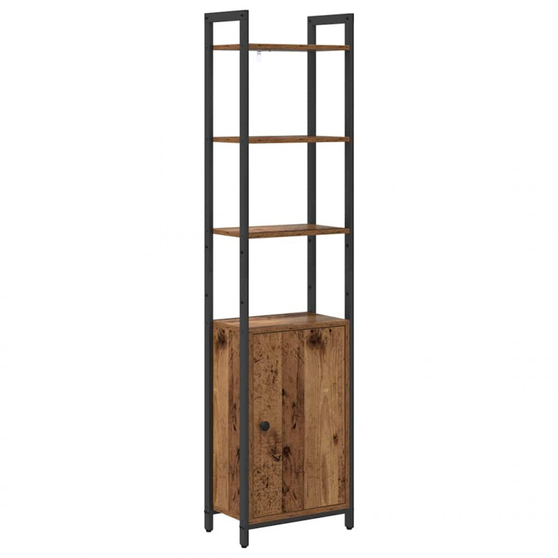 Szafka na książki Stare drewno 40 x 24 x 161 cm