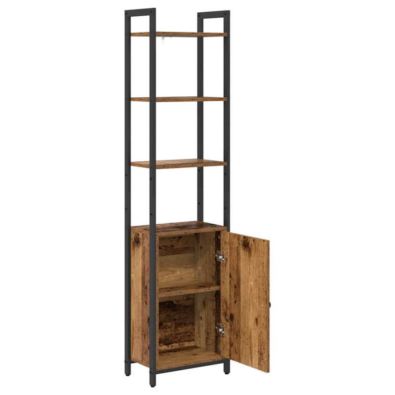Szafka na książki Stare drewno 40 x 24 x 161 cm