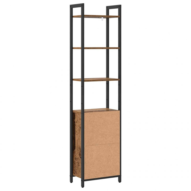 Szafka na książki Stare drewno 40 x 24 x 161 cm