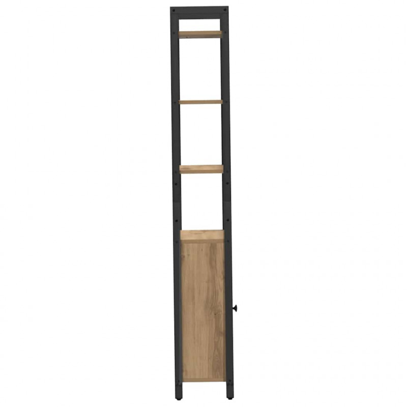 Szafka na książki Dąb rzemieślniczy 40 x 24 x 161 cm