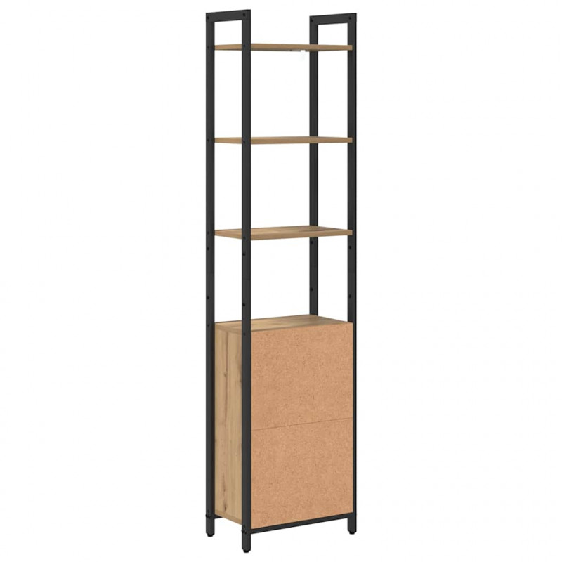 Szafka na książki Dąb rzemieślniczy 40 x 24 x 161 cm