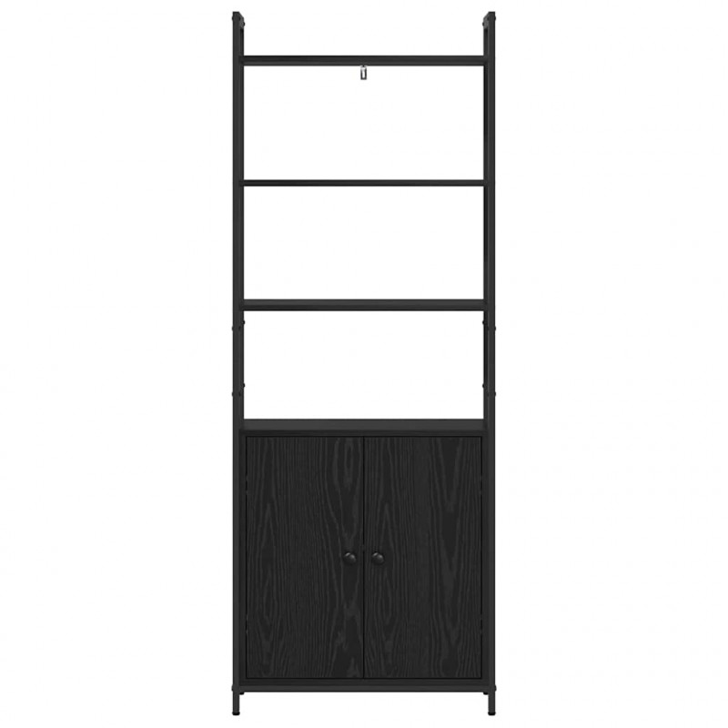 Szafka na książki Czarny Dąb 60 x 24 x 161 cm