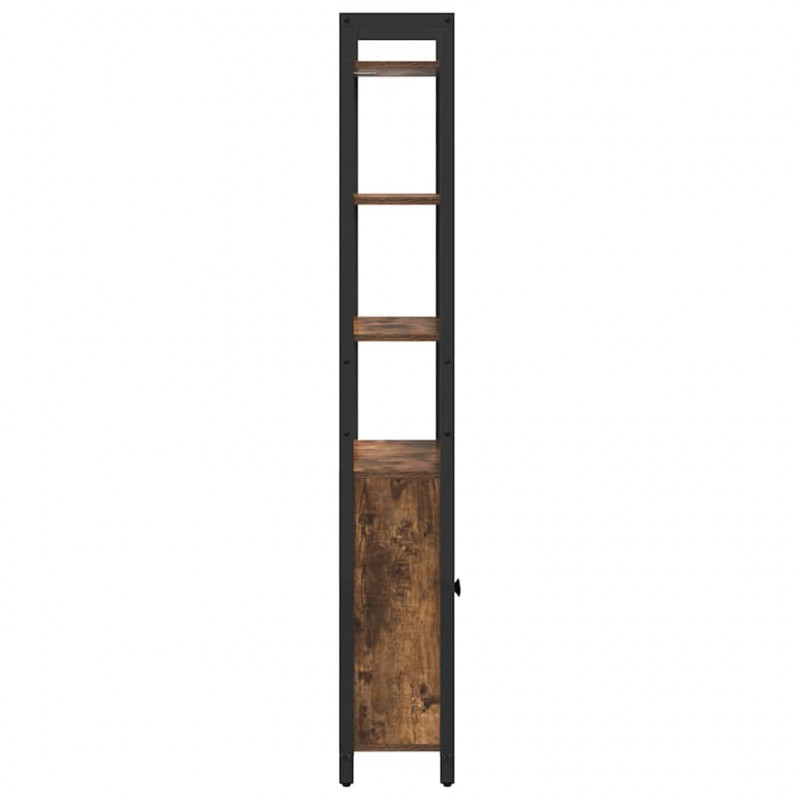 Szafka na książki Dąb wędzony 60 x 24 x 161 cm