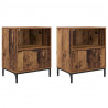 Szafka Nocna z szufladą 2 pcs Stare drewno 49 x 36 x 61 cm