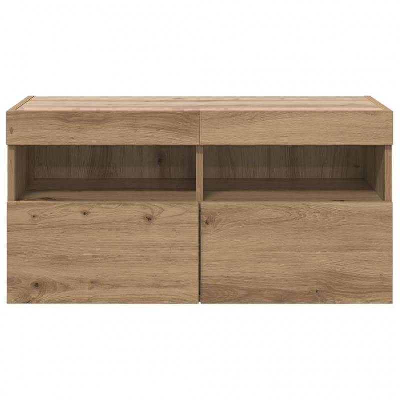 Szafka pod telewizor Dąb rzemieślniczy 80 x 30 x 40 cm