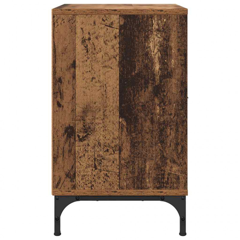 Szafka Nocna z szufladą 2 pcs Stare drewno 49 x 36 x 61 cm