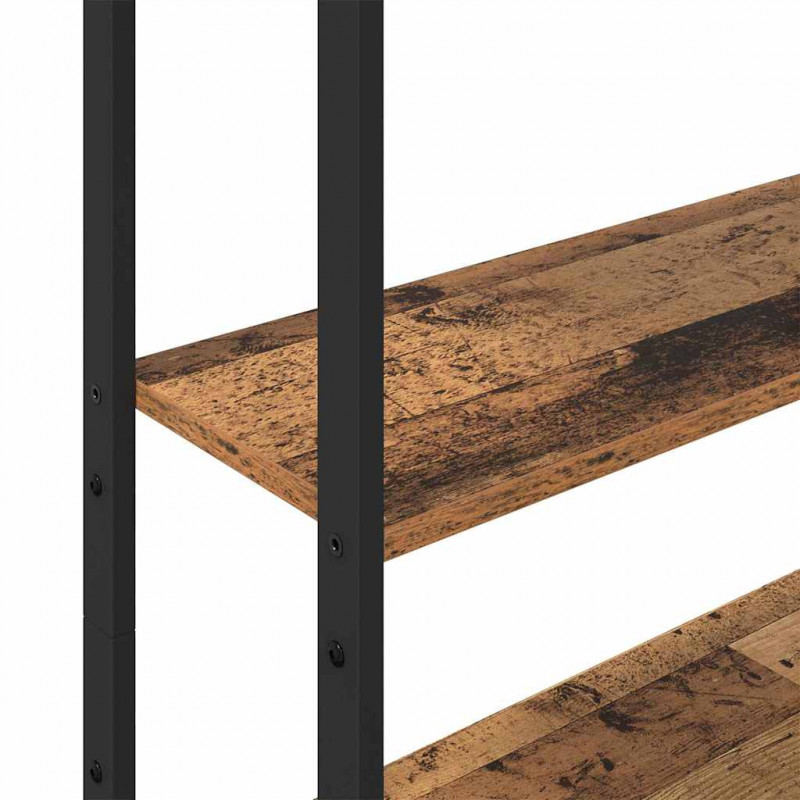 Szafka na książki Stare drewno 60 x 24 x 161 cm