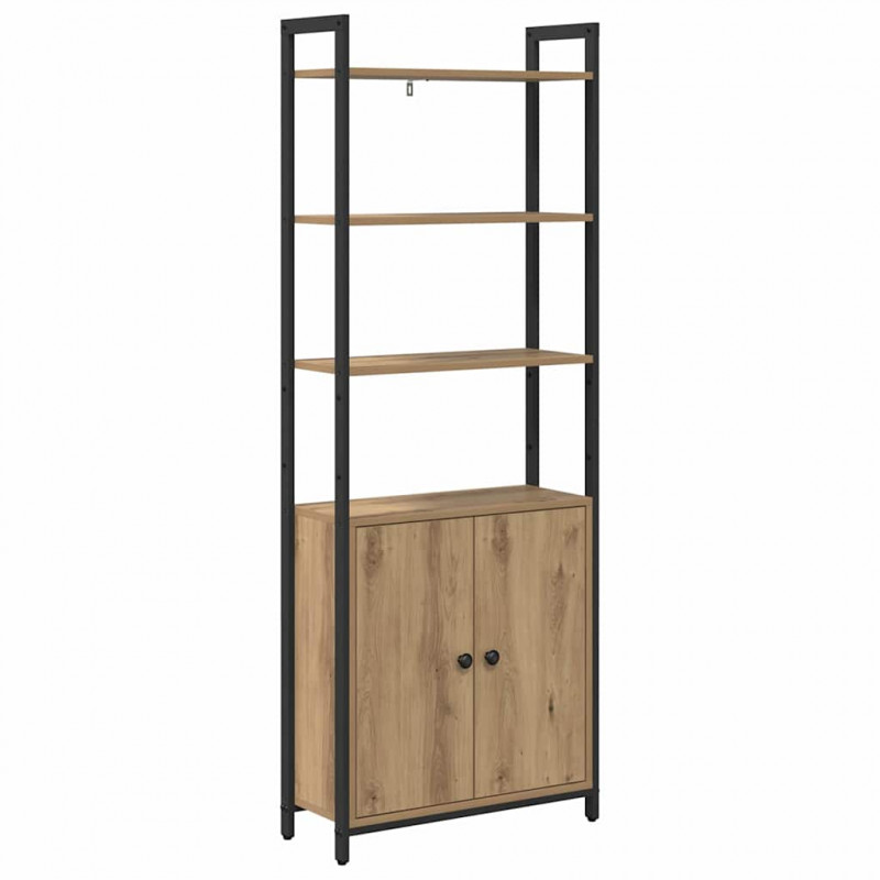 Szafka na książki Dąb rzemieślniczy 60 x 24 x 161 cm