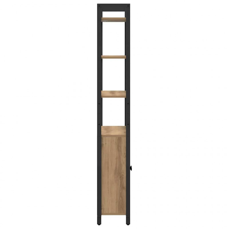 Szafka na książki Dąb rzemieślniczy 60 x 24 x 161 cm