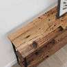 Konsola Stare drewno 100 x 22,5 x 75 cm Materiał drewnopochodny