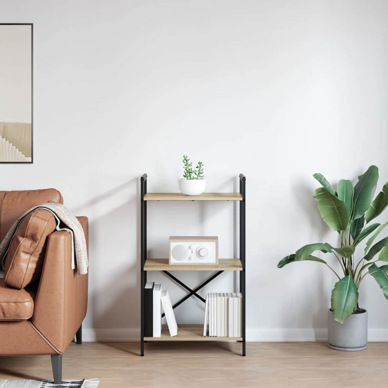 Półka na książki Dąb Sonoma 56 x 34 x 96 cm