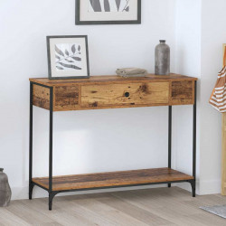 Konsola Stare drewno 100 x 34.5 x 75 cm Materiał drewnopochodny