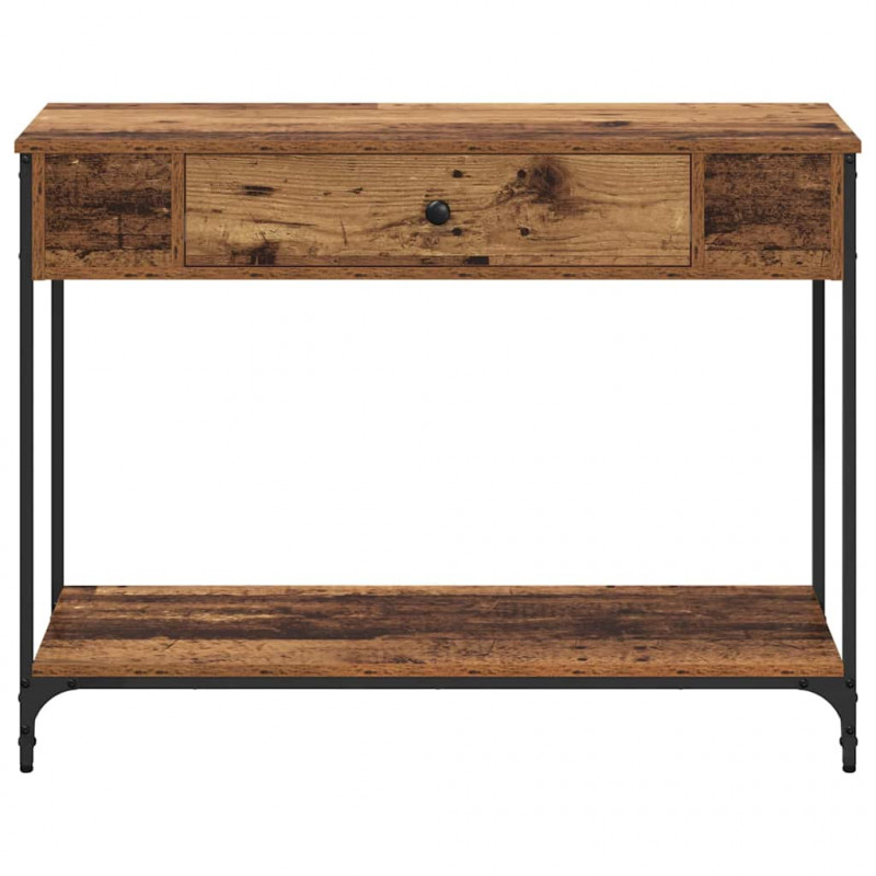 Konsola Stare drewno 100 x 34.5 x 75 cm Materiał drewnopochodny