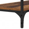 Konsola Stare drewno 100 x 34.5 x 75 cm Materiał drewnopochodny