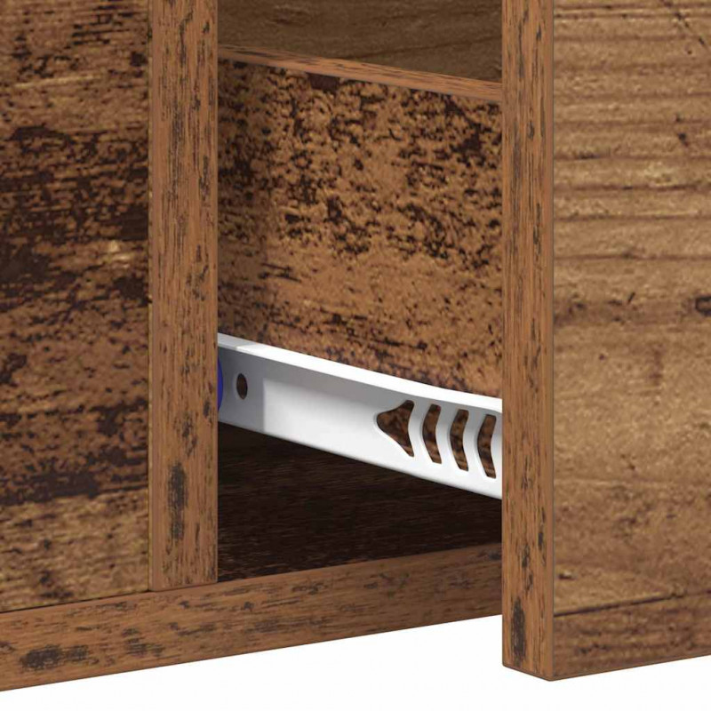 Konsola Stare drewno 100 x 34.5 x 75 cm Materiał drewnopochodny