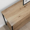 Konsola z półką Dąb rzemieślniczy 100 x 34,5 x 75 cm