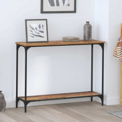 Konsola Stare drewno 101 x 30.5 x 75 cm Materiał drewnopochodny