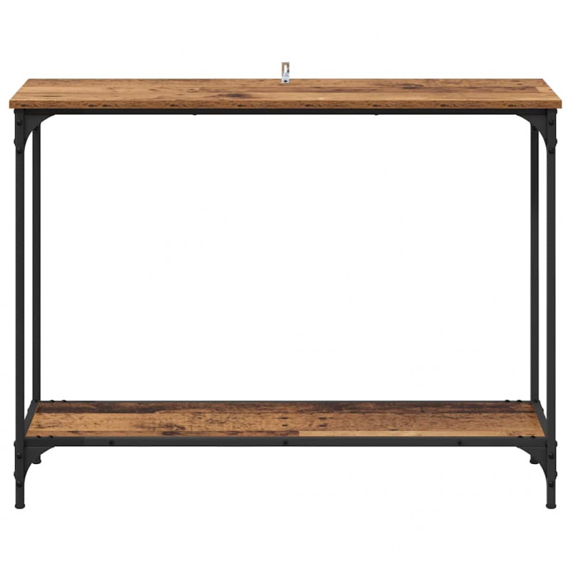 Konsola Stare drewno 101 x 30.5 x 75 cm Materiał drewnopochodny
