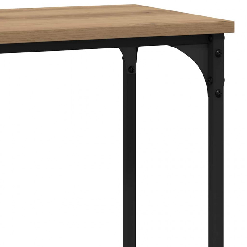 Konsola dąb artisan 101 x 30.5 x 75 cm Materiał drewnopochodny