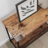 Konsola Stare drewno 75 x 30.5 x 75 cm Materiał drewnopochodny