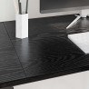 Biurko Czarny Dąb 120 x 50 x 75 cm Materiał drewnopochodny