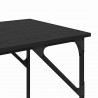 Biurko Czarny Dąb 120 x 50 x 75 cm Materiał drewnopochodny