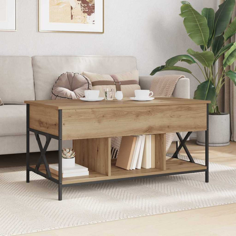 Stolik kawowy Dąb rzemieślniczy 100 x 55 x 48.5 cm